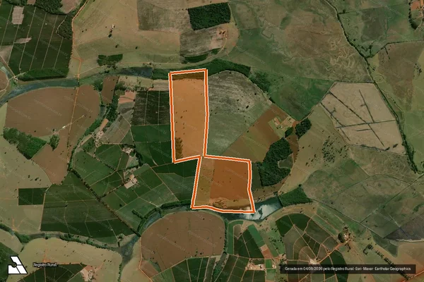 Imagem de satélite de Fazenda Mutuca em PIUMHI - MG