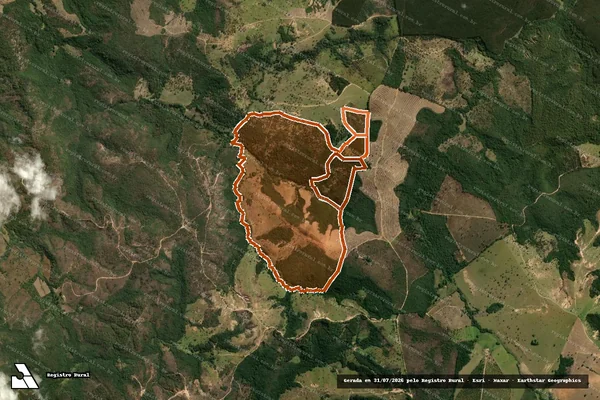 Imagem de satélite de FAZENDA MASSAROCA em SANTO ANTÔNIO DO MONTE - MG