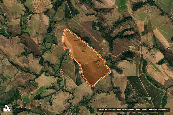 Imagem de satélite de Fazenda Campo Alegre Serrinha em SÃO ROQUE DE MINAS - MG