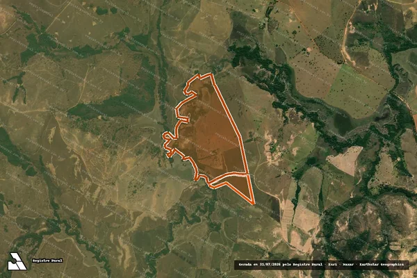 Imagem de satélite de Fazenda Veados em SERRA DA SAUDADE - MG