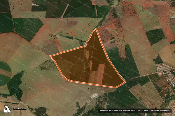 Imagem de satélite de FAZENDA MANDA SAIA em PAPAGAIOS - MG