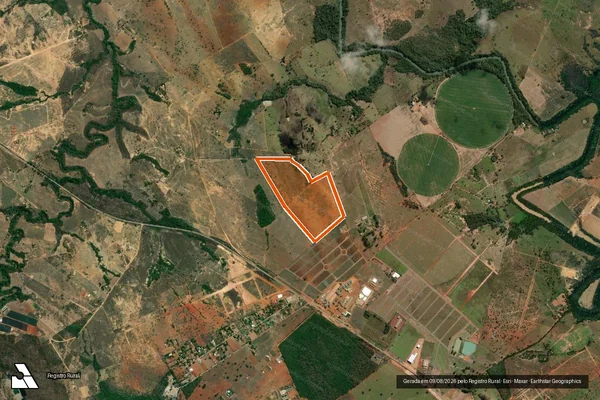 Imagem de satélite de FAZENDA TAMBORIL em UNAÍ - MG