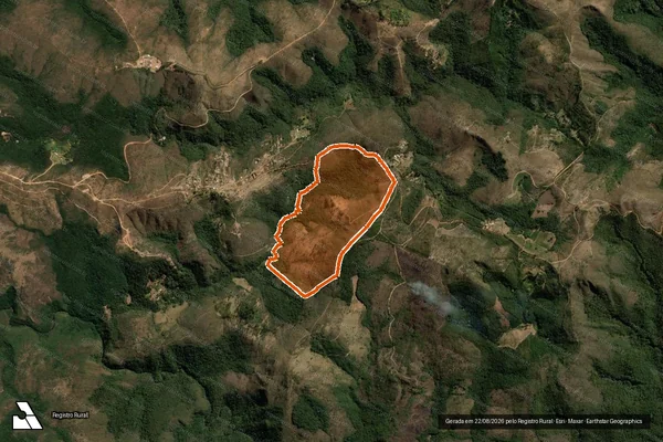 Imagem de satélite de Fazenda Candida Bau em CAETÉ - MG