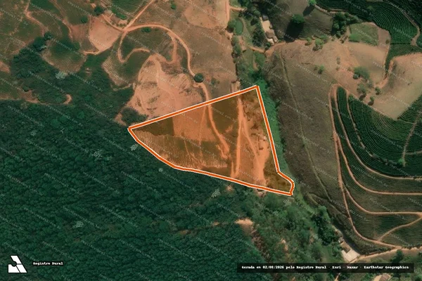 Imagem de satélite de PALMEIRAS em CANAÃ - MG