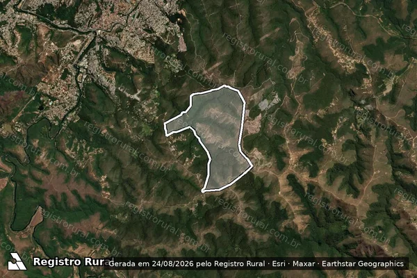Imagem de satélite de Sobrado E Cabeca De Boi em SABARÁ - MG