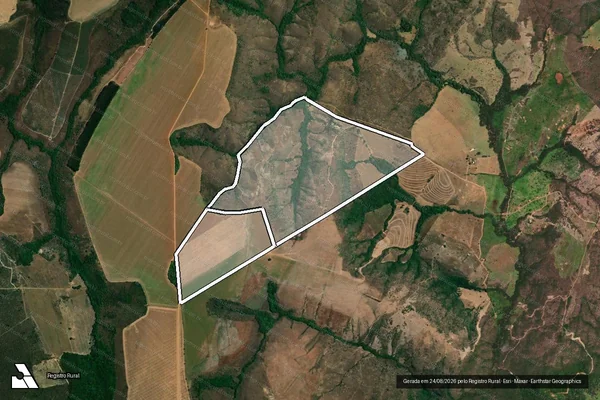 Imagem de satélite de Fazenda FELIX SIMAO em GUARDA-MOR - MG
