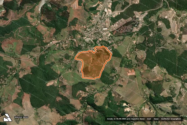 Imagem de satélite de Sitio Barreiro de Baixo em ITABIRA - MG
