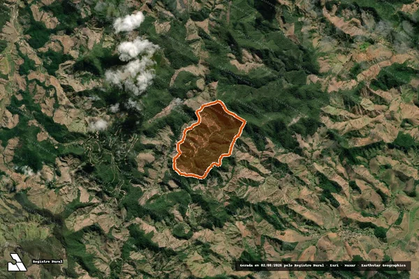 Imagem de satélite de FAZENDA SERRA em MARLIÉRIA - MG
