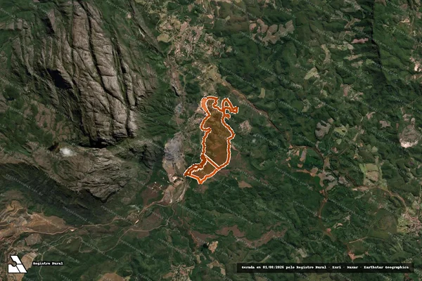 Imagem de satélite de Fazenda Bom Sucesso em CATAS ALTAS - MG