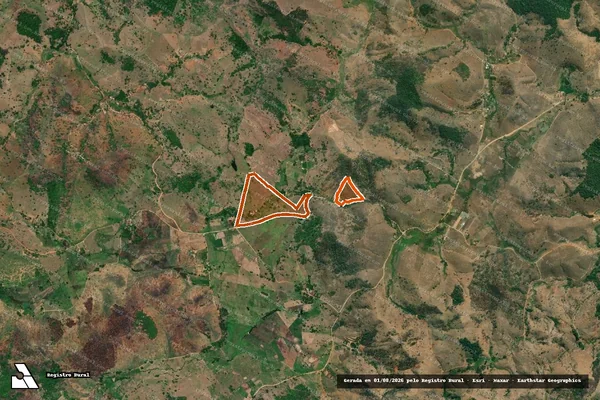 Imagem de satélite de Fazenda Aguiar em SOBRÁLIA - MG