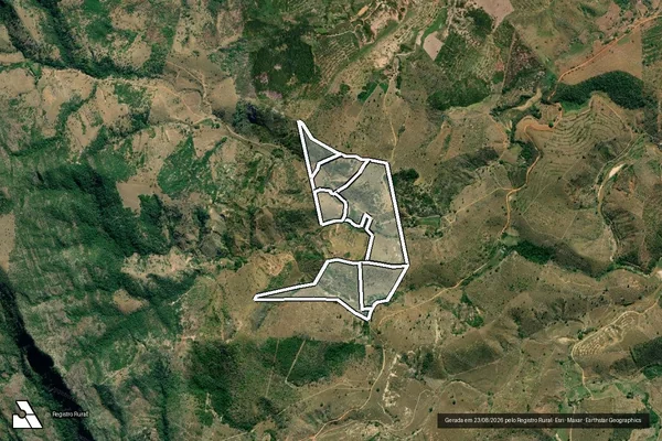 Imagem de satélite de SITIO ALVARENGA em CONSELHEIRO PENA - MG