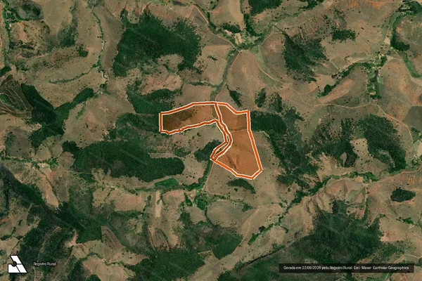 Imagem de satélite de SITIO FERREIRA em ITANHOMI - MG