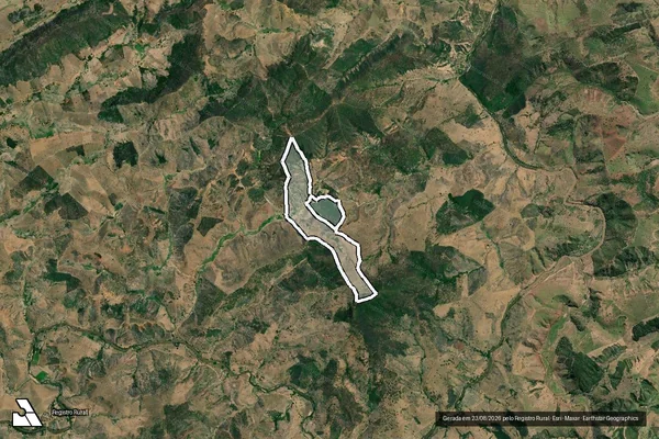 Imagem de satélite de FAZENDA CRISTAL em ITANHOMI - MG