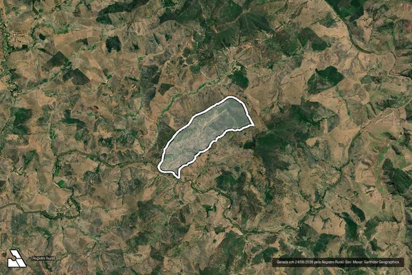 Imagem de satélite de Fazenda Vale Verde em ITANHOMI - MG