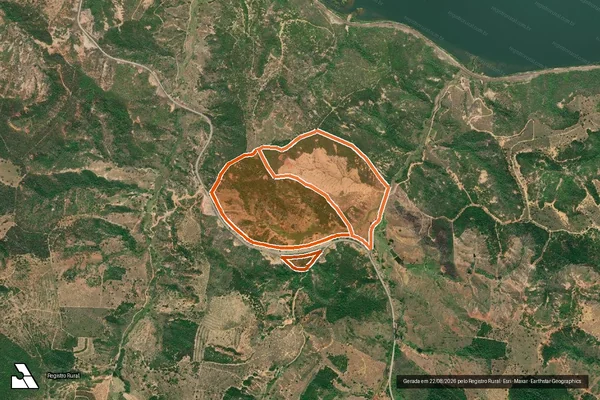 Imagem de satélite de Sitio Rodeio em ITUETA - MG