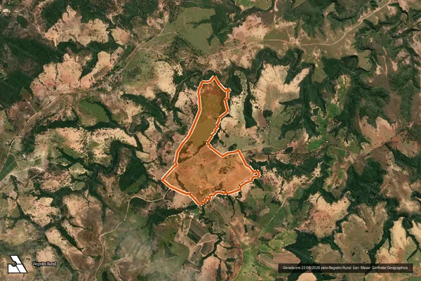 Imagem de satélite de FAZENDA ANDRADE em VARJÃO DE MINAS - MG