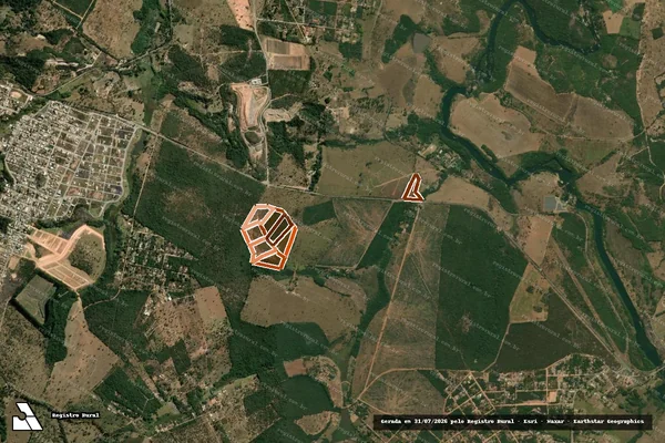 Imagem de satélite de Fazenda do Porto Alegre em DIVINÓPOLIS - MG