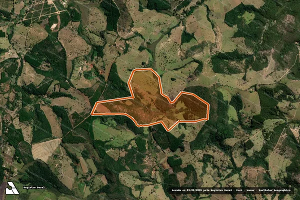 Imagem de satélite de FAZENDA JACUBINHA em ITAÚNA - MG