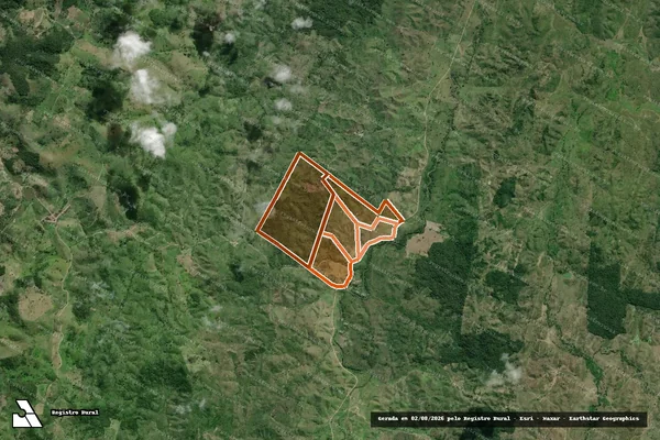 Imagem de satélite de FAZENDA TRIUNFO II em IGUAÍ - BA