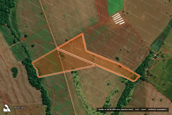 Imagem de satélite de FAZENDA FLOR DA MATA II em ITAPAGIPE - MG