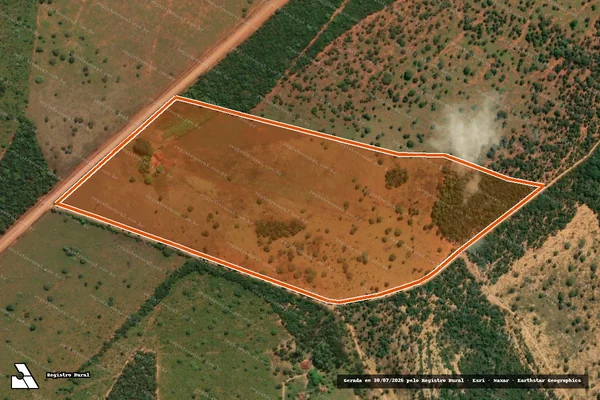 Imagem de satélite de Fazenda Santa Maria De Cima em ABAETÉ - MG