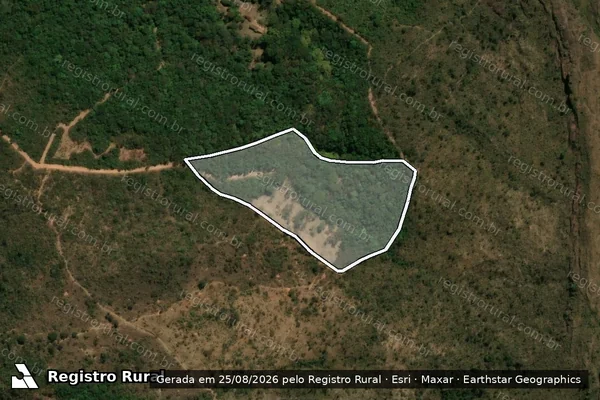 Imagem de satélite de Pe Da Serra em MOEDA - MG