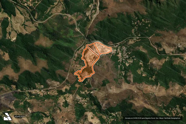 Imagem de satélite de MORAIS em OURO PRETO - MG