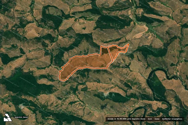 Imagem de satélite de Fazenda Do Rancho em BARRA LONGA - MG