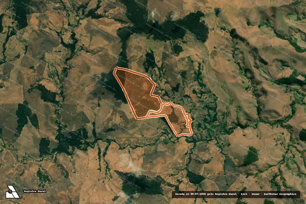 Imagem de satélite de Sitio Corrego das Almas em SEM-PEIXE - MG