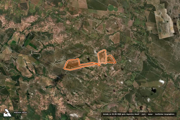Imagem de satélite de Fazenda Santa Rita em RIACHINHO - MG