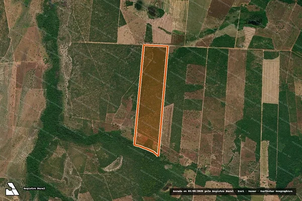 Imagem de satélite de Fazenda Nova York em PEIXE - TO