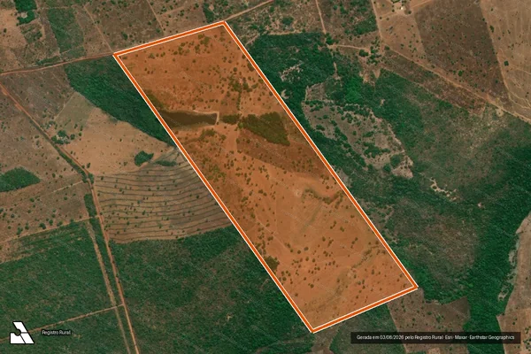 Imagem de satélite de Fazenda Oliveira em PEIXE - TO