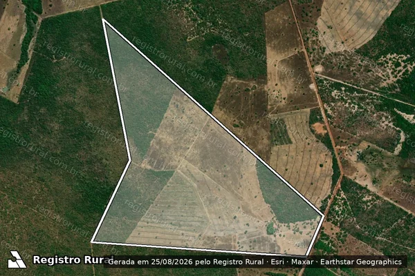 Imagem de satélite de Fazenda Sao Jose em PEIXE - TO
