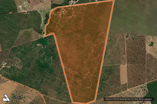 Imagem de satélite de FAZENDA ALEGRIA em PEIXE - TO