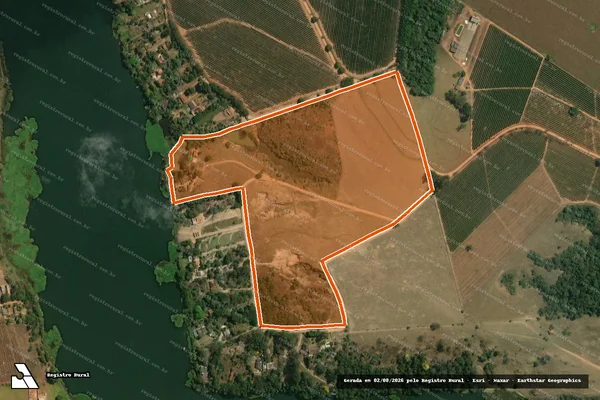 Imagem de satélite de Sitio Barreiro em ALFENAS - MG