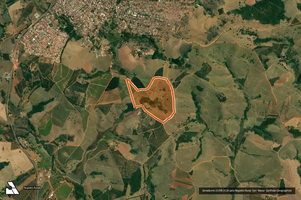 Imagem de satélite de FAZENDA DO ENGENHO em AREADO - MG