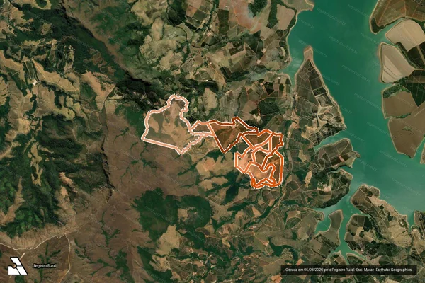 Imagem de satélite de FAZENDA MATO GROSSO/FELICIAS em BOA ESPERANÇA - MG