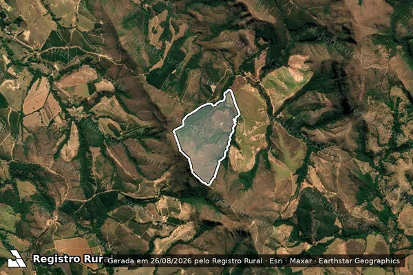 Imagem de satélite de Fazenda Caju em CAPITÓLIO - MG