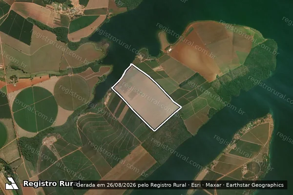 Imagem de satélite de Fazenda Campo Da Cadeia em CARMO DO RIO CLARO - MG