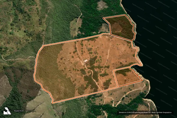 Imagem de satélite de SITIO DO SALTO em CARMO DO RIO CLARO - MG