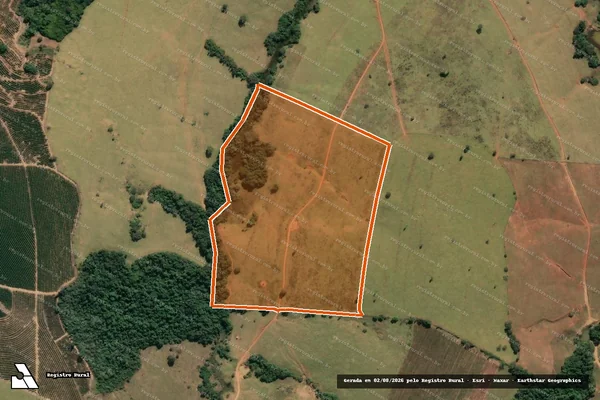 Imagem de satélite de FAZENDA PEDRA BRANCA em ELÓI MENDES - MG