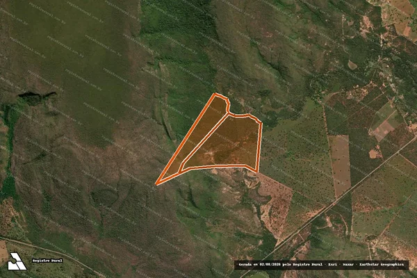 Imagem de satélite de Fazenda Mangues em ARINOS - MG