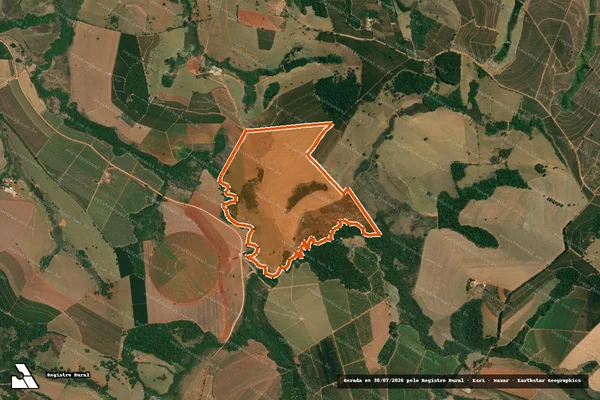 Imagem de satélite de Fazenda Santa Lucia em SERRANIA - MG