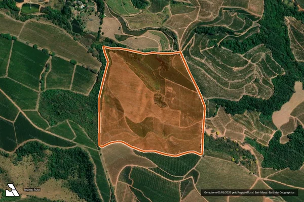 Imagem de satélite de Fazenda Bananal em TRÊS PONTAS - MG