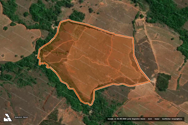Imagem de satélite de SITIO SUCUPIRA em BOM SUCESSO - MG