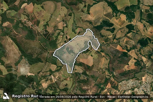 Imagem de satélite de Fazenda Manga em CAMACHO - MG