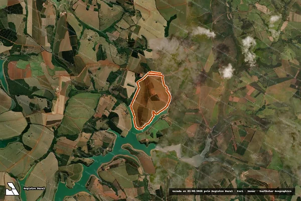 Imagem de satélite de Fazenda Do Peao em CRISTAIS - MG