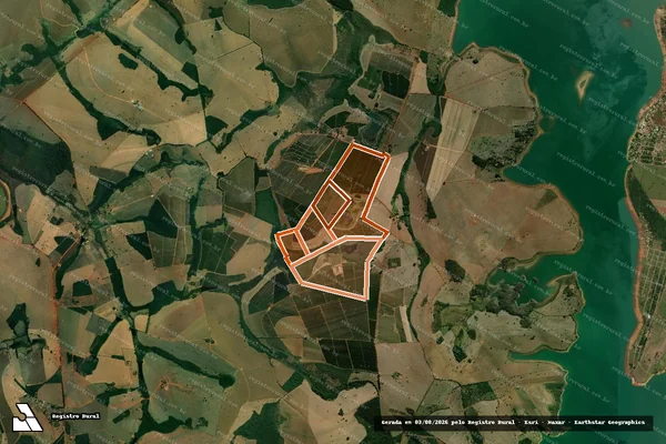 Imagem de satélite de Fazenda Boa Esperanca em FORMIGA - MG