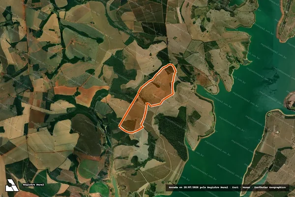 Imagem de satélite de FAZENDA SAO FRANCISCO/BARREIRO em FORMIGA - MG