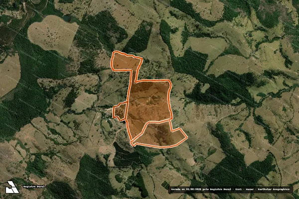 Imagem de satélite de Fazenda Retiro Do Iambari em OLIVEIRA - MG